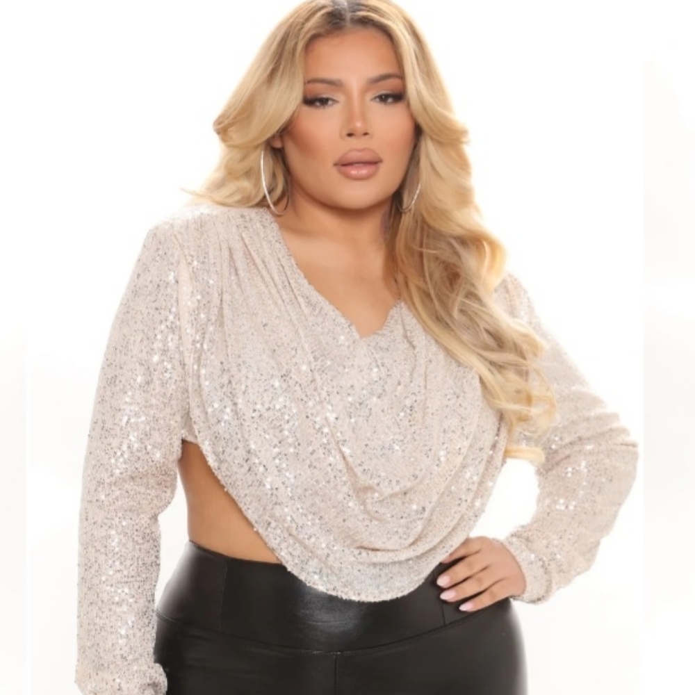 Cowl neck blouse